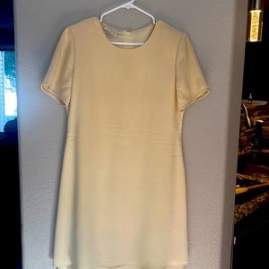 Women’s silk dress size 6 Due Per Due fully lined long back zipper